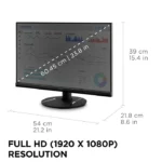 Monitor 24" ViewSonic Gaming VX2416 IPS 1080p 1ms 100Hz - Imagen 6