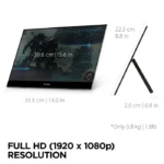 Monitor 16" portátil ViewSonic VX1655 IPS Full HD USB-C - Imagen 4