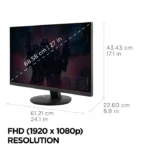 Monitor 27" Gamer ViewSonic VX2716A Full HD IPS 1ms USB- - Imagen 4