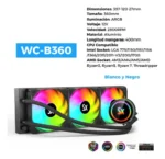 SOLARMAX WATER COOLER 360 Negro (copia) - Imagen 3